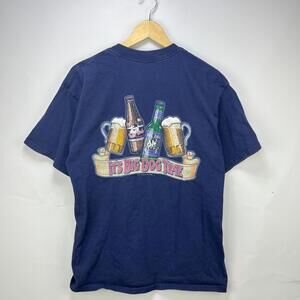Vintage 90s Big Dogs Beer T Shirt Large